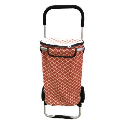 Portable Shopping Cart Trolley Bag Food Folding Shopping Trolley Cart USA HOMETEK continuous orders